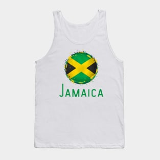 Jamaican Flag Patriotic Tank Top